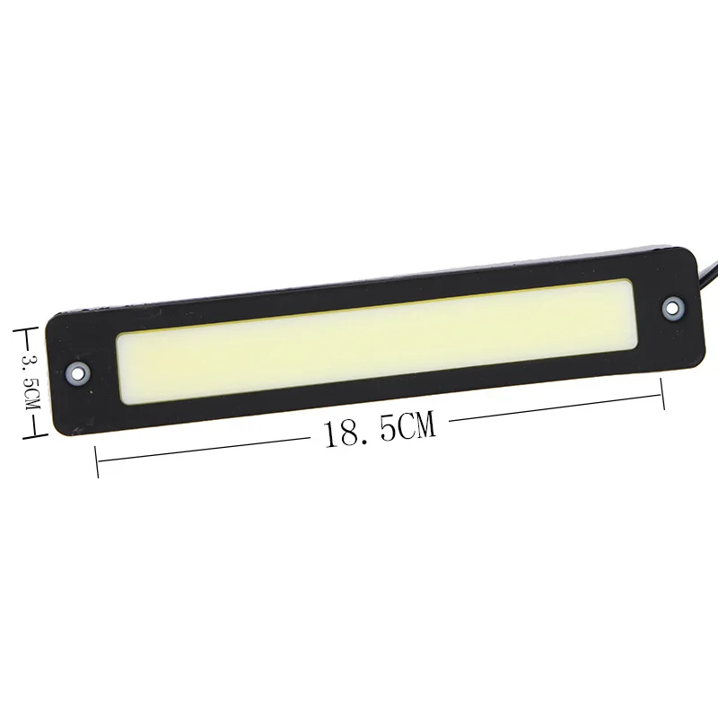 RXZ 2 шт./лот 18 5 см Гибкий COB Универсальный DRL дневные ходовые огни LED авто Вождение