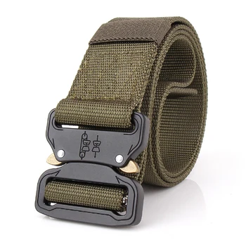 

SWAT Combat Military Equipment Tactical Belt Men 1000D Nylon Metal Buckle Knock Off Belts US Army Soldier Carry Waist Belt