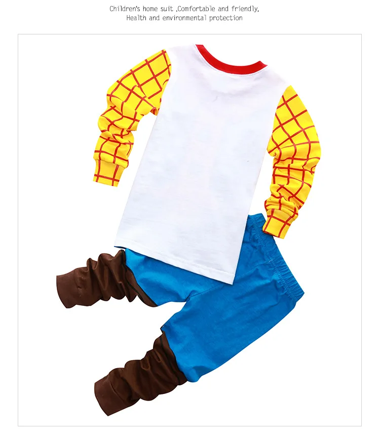 HEYFRIEND осенне-зимняя детская одежда для сна с героями мультфильмов хлопковые пижамы для мальчиков, детские пижамы Домашняя одежда Детские пижамы ночное белье для девочек