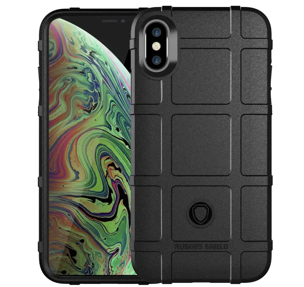 Силиконовый чехол для Iphone XS XR Max противоударный мягкий из ТПУ iphone 6 6s Plus 7 8