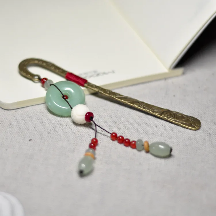 Украшения для волос Bodhi Green Aventurine натуральный камень аксессуары в этническом