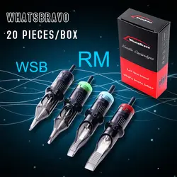 Luckybuybox WhatsBravo одноразовые RM татуировки картридж иглы с мягкой мембраной для татуировки Вращающаяся ручка иглы поставка