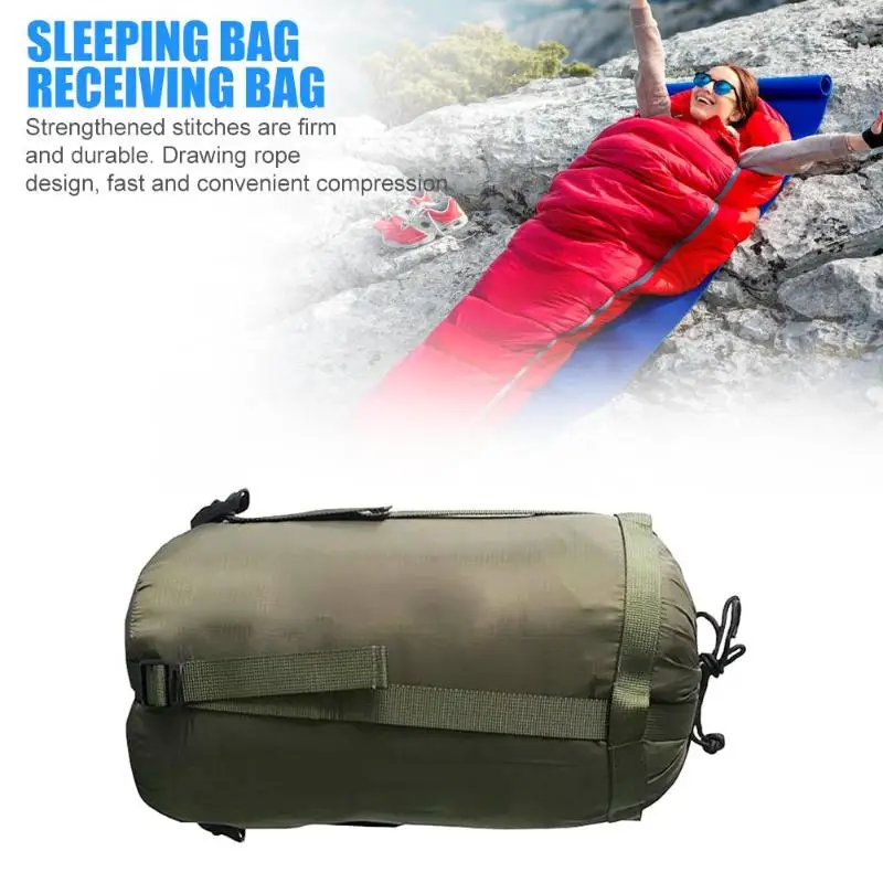 Открытый спальный мешок для кемпинга, водонепроницаемый компрессионный мешок, сумка, гамак для отдыха, сумка для хранения 38*18*18 см