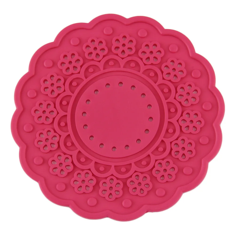 

Silicone Non Slip Heat Resistant Coaster Hot Coffee Cup Mat Insulation Pad Worldwide Store