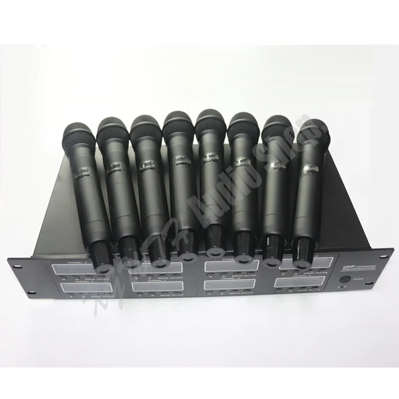 UHF Adjustable Frequency 8 Handheld Dynamic