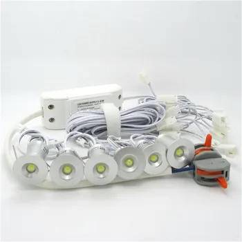 

NEW product 1W x18pcs 18W MINI LED Spot lights LED Cabinet Lights LED Downlights LED Jewelry Lights Free Shipping