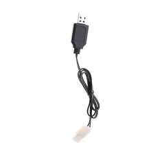Preto USB Charger Cabo Adaptador Para O Céu Viper Helicóptero Drone Carregador Universal Para O Carro de RC DC 6 v 7.2 v 8.4 v 9.6 v