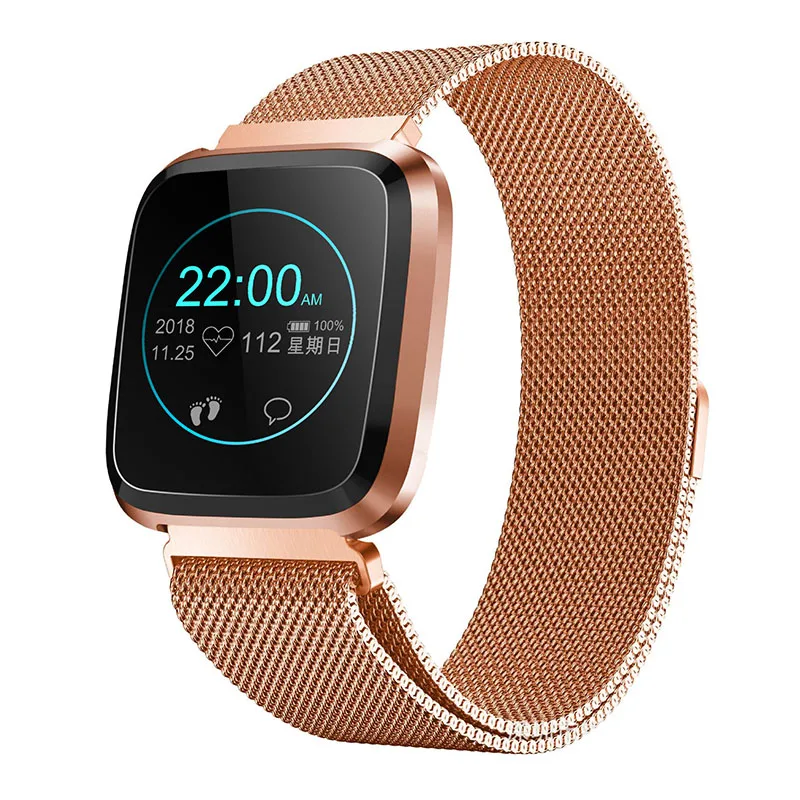 

Men women fashion smart watch Q3 Plus IP68 waterproof watches heart rate blood pressure information reminder tracker for xiaomi