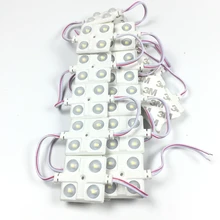 1000 шт. 5730 4 Светодиодный модуль объектива с красочным корпусом ABS светодиодный водонепроницаемый 4 Светодиодный модуль для рекламного дисплея