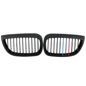 

GRILL Grille FOR BMW E81 E87 1 SERIES 04-07 143HP Matte BLACK M-Color Front KIDNEY 120i 130i