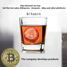 Силиконовые Bitcoin Ice Cube bitcoin льда и 6 фигурок силиконовые формы для кубиков льда лотки формы