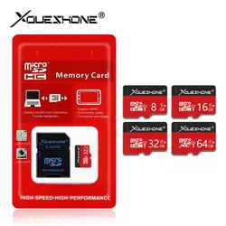 Высокая скорость Красный micro sd card 8 GB 16 GB мини карты памяти sd 128 GB microsd 32 GB 64 GB флешки class10 Мини карта памяти TF 4 GB Class 6 карта