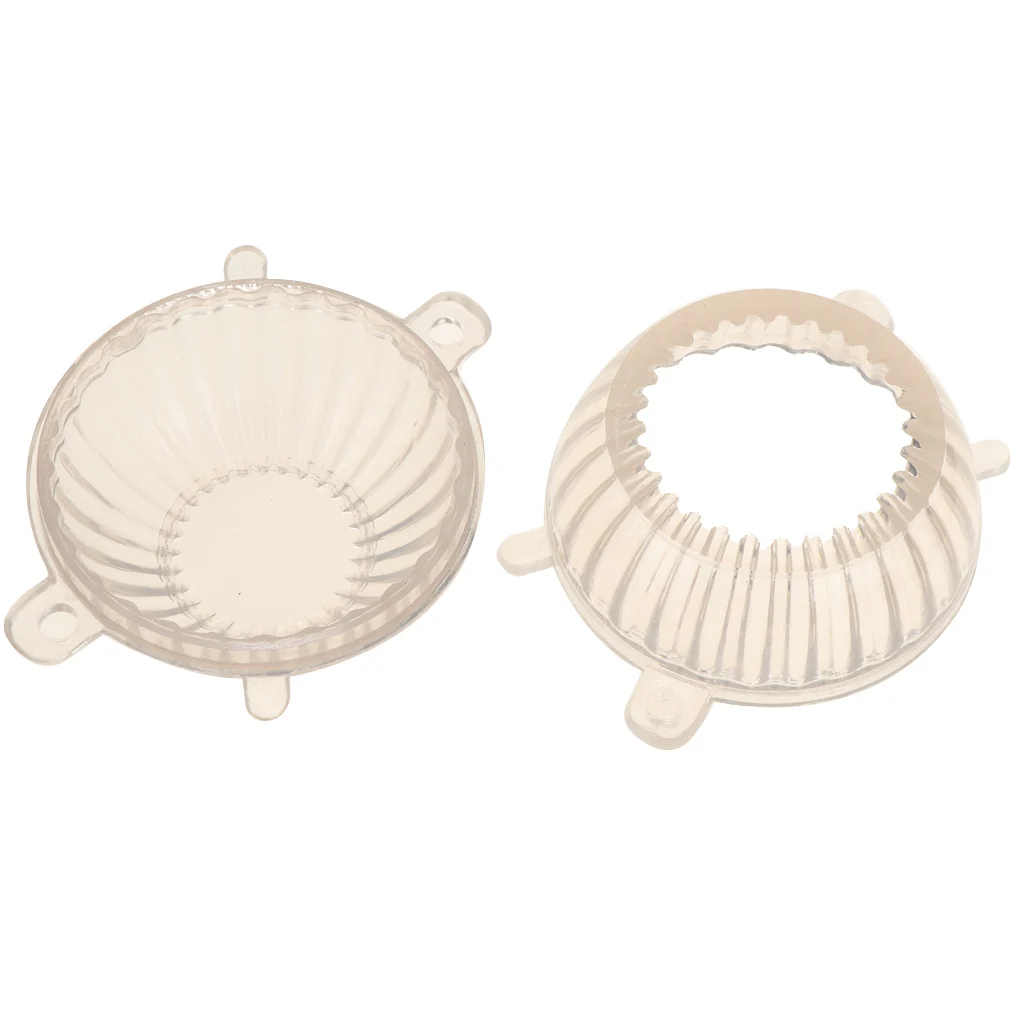 Plastic Striped Round Shape Candle Mould Soap Mold for Candle Making Handmade DIY Craft
