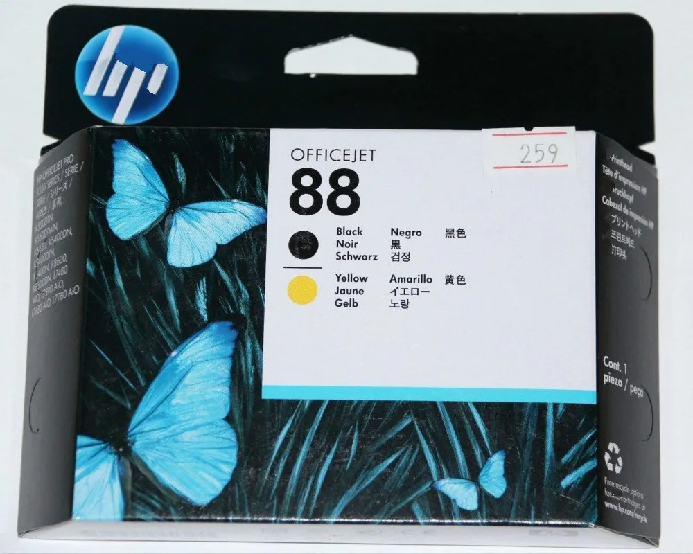 

Original and Expired C9381A Black & Yellow Printhead for HP 88 Officejet Pro K8600 K5400 K550 L7580 L7590 L7680 L7780