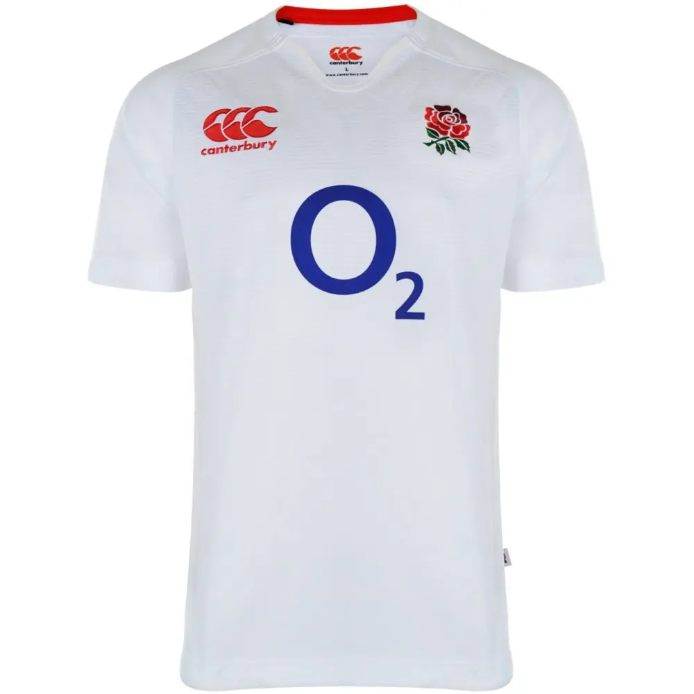 Canterbury England Rugby Jersey Men Rugby Shirt Rugby Jerseys LOGO