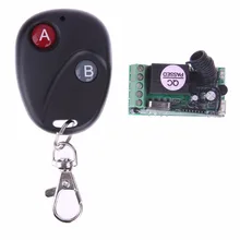 Practical DC12V 433MHz Remote Control Switch with 2-Button Remote Control NI5L