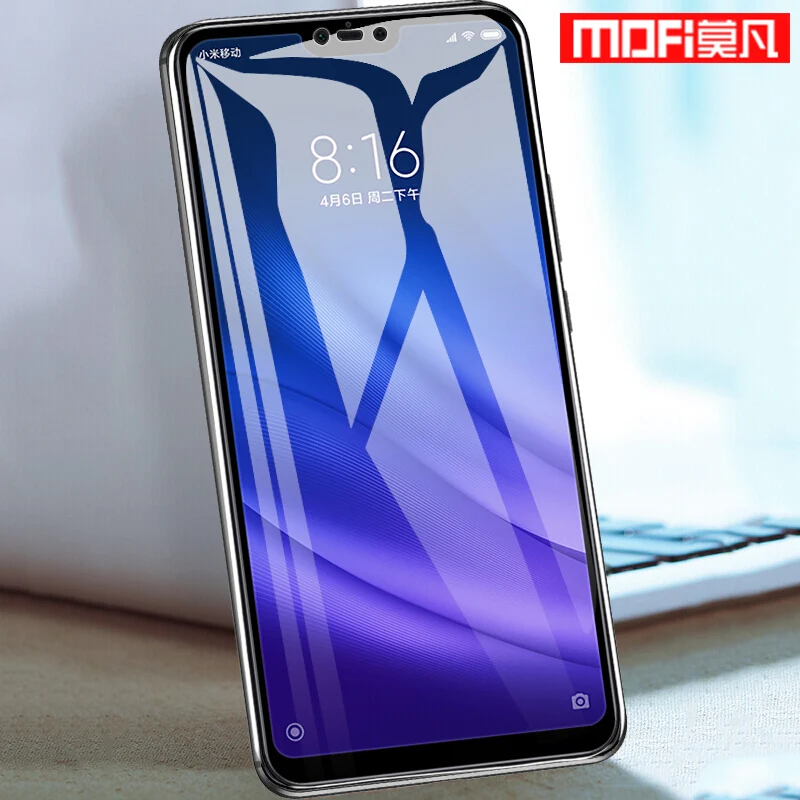 Защита экрана Mofi для Xiaomi Redmi Note 6 Pro закаленное стекло пленка с полным покрытием |
