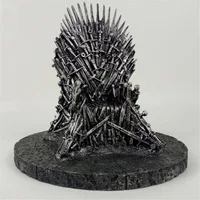 

Game of Thrones action figure Toys Sword Chair Model Toy Song of Ice and Fire The Iron Throne Desk Christmas Gift 17cm