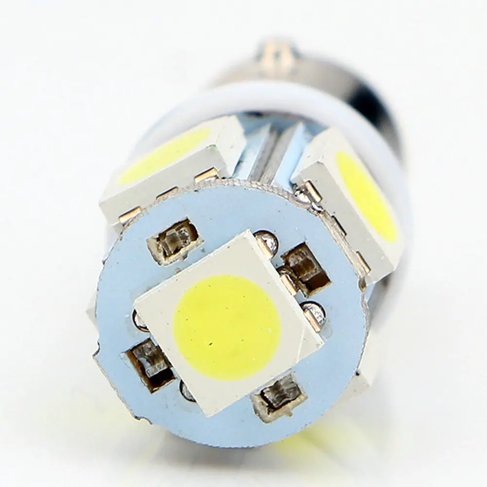 YM E яркий 100 шт. Автомобильный светодиодный светильник Интерьер BA9S 5050 5 SMD DC 12V 24V