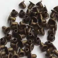 10000 stks 1.5mm Buis Brons 2.5mm lengte Metalen Oogjes Scrapbooking Versiering Kleding Card Handcrafts Poppen Decoraties