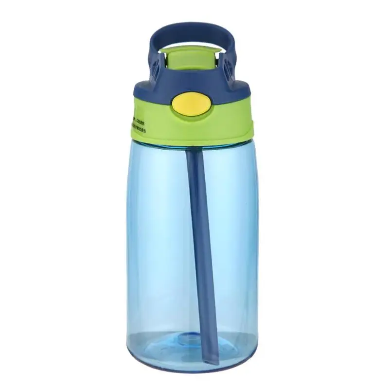 Портативная пластиковая чашка 480 мл герметичная Спортивная бутылка с соломинкой для девочек и мальчиков на заказ Спортивная бутылка для воды