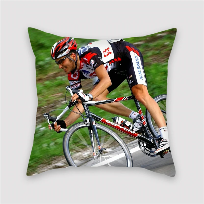 

Fuwatacchi Extreme Sport Pillow Cover Motor Ski Jogging Ice Hocky Climb Home Decoration Sofa Decorative Pillowcase Cushion Cover