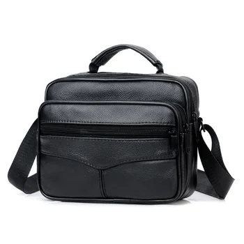 

Luxury Brand Genuine Leather Men Bags Male Cowhide Flap Bag Shoulder Crossbody Bags Handbags Messenger Small Men Leather Bag