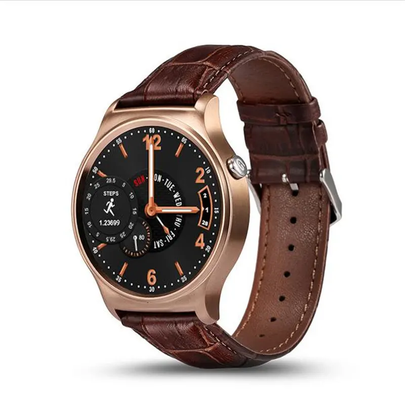Горячие GW01 Смарт часы Bluetooth 4 0 ips Полный Круглый Smartwatch для apple samsung gear S2 IOS Android