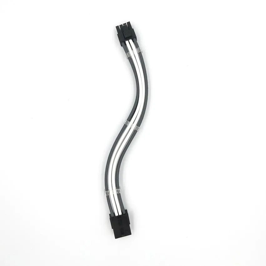 PCI-E 8Pin White_Grey_extension_cable