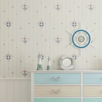 

Colomac modern 3D non-woven cartoon navigation kids room printed bedroom wallpaper roll waterproof living room decor wall paper