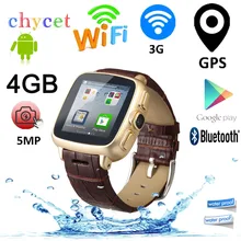 A9 Android Bluetooth Smart Watch Telefon Dual Core WiFi GPS Smartwatch 5MP Kamera Max 32 GB TF Karte Armbanduhr Intelligente uhr