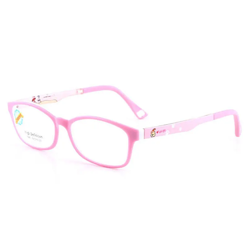 5681 ребенок очки Рамка для мальчиков и девочек детские очки рамка Гибкая Качество очки для защиты и коррекции зрения - Цвет оправы: Розовый