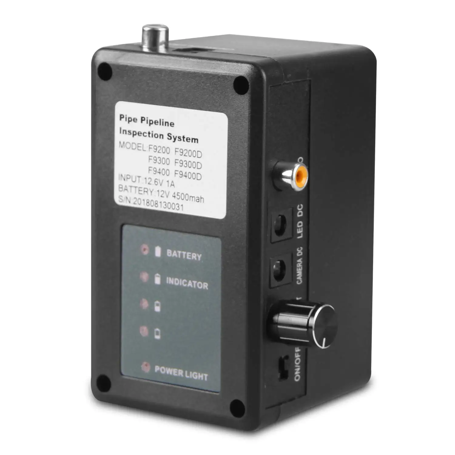 

HBUDS Pipeline Camera Control Box, Adjustable Camera, Good Image Clarity, Quickly and Accurately Find the Target Battery