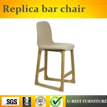 U-BEST Североевропейский стиль моды Реплика Nerd барный стул, высокое качество твердой древесины паб используется Реплика барный стул