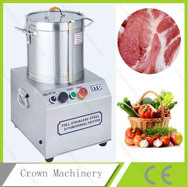 

17L Commercial Stainless Steel Meat Fruits Cutter Slicer; Food Processor