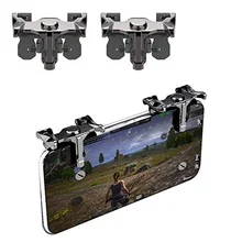 PUBG Metall Trigger Telefon Handy-Spiel Pad Für Pubg Controller L1R1 Shooter Taste Griff Für iphone LG Freude Stick Pubg gaming kit