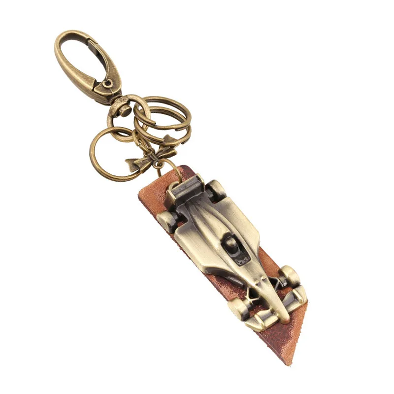 

DGW Metal Racing car Pendant Key Chains Rings Holder For Car Keyrings KeyChains For Man Women High Quality Gift drop shipping
