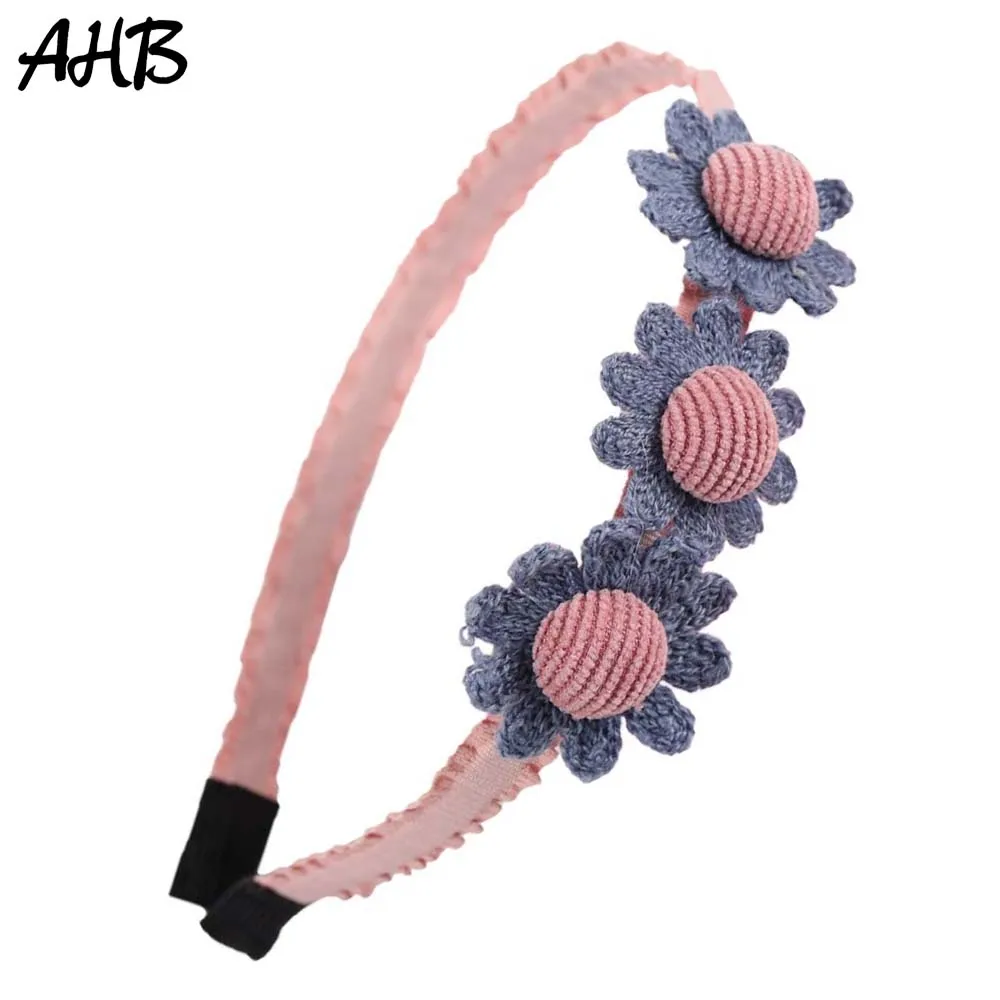 

AHB 1 Pc Cute Summer Girls Headbands Flowers Hairband Fashion Handmade Girls Hair Band Hair Hoop Korean Children's Headwear