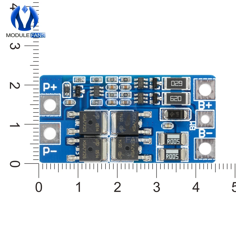 2S 10A 8,4 в 7,4 В 18650 литиевая Защитная плата BMS PCM PCB Li-Ion Lipo 2 ячейки с функцией баланса зарядное устройство защитный модуль