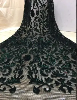 

best quality S-10513 embroidered African Tulle Lace Fabric african French Lace Fabric