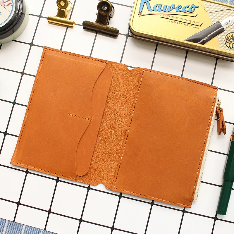 Fromthenon Litchi Grain Leather Travelers Notebook Card Bag Storage Bag For Midori Traveler's Notebook Vintage Retro Accessories Fromthenon Litchi Grain Leather Travelers Notebook Card Bag Storage Bag For Midori Traveler's Notebook Vintage Retro Accessories