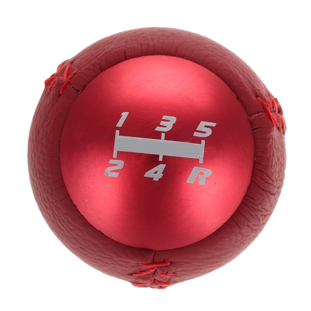 Buy 5/6 Speed Leather Car Round Ball Manual Gear Shift