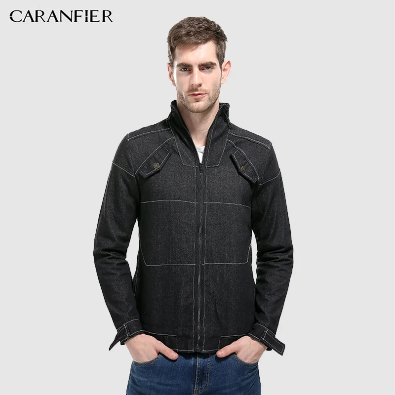CARANFIER Jaqueta Masculina брендовая мужская куртка в Западном ковбойском стиле с открытым