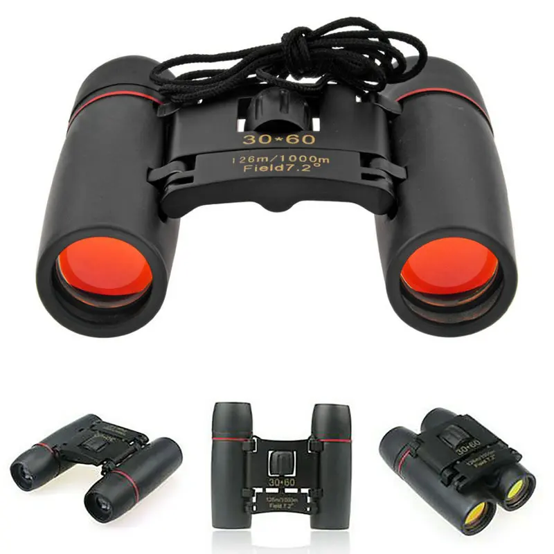 

Outdoor Travel Black Sakura Day Night Vision Mini 30x60 Binoculars Telescopes