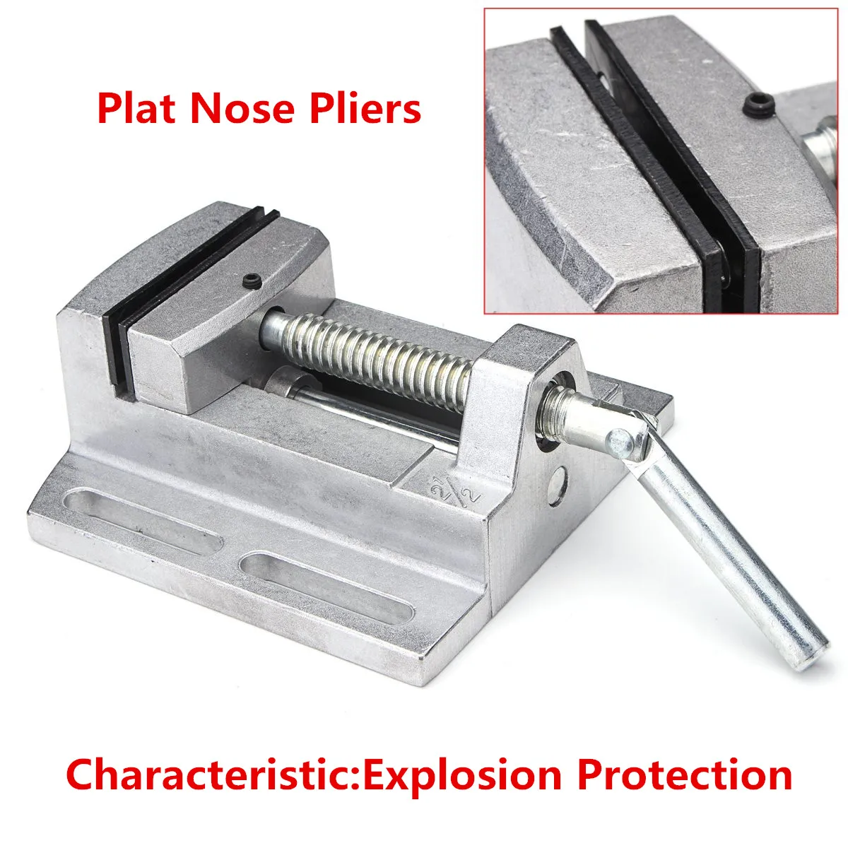 2,5 дюймов плоскогубцы из алюминиевого сплава тиски приспособление для скамейки дрель Рабочий стол