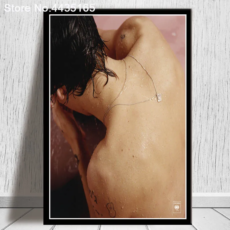 Плакаты и принты Harry Styles», певица звезда альбом музыка постер Live Холст Картина Wall Art печати для Гостиная домашний декор - Цвет: Светло-зеленый