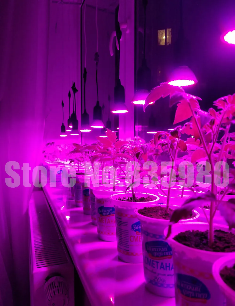 (12 шт./лот) 200 светодиодов светать 20 Вт E27 полный спектр для цветочных растениеводства Крытый сад парниковых гидропоники растут огни