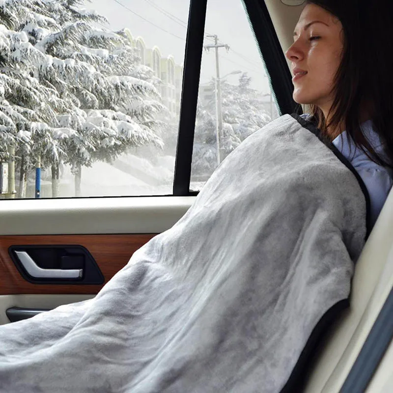 12V подогреваемое электрическое одеяло с подогревом для путешествий, теплое одеяло для автомобиля, лодки, грузовика XR657