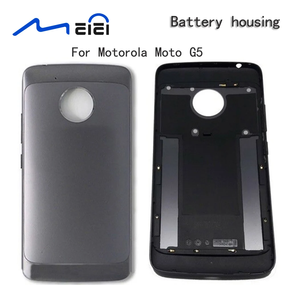 

Rear Back Housing Replacement Parts For MOTO G5 XT1672 XT1676 Back Cover Battery Door