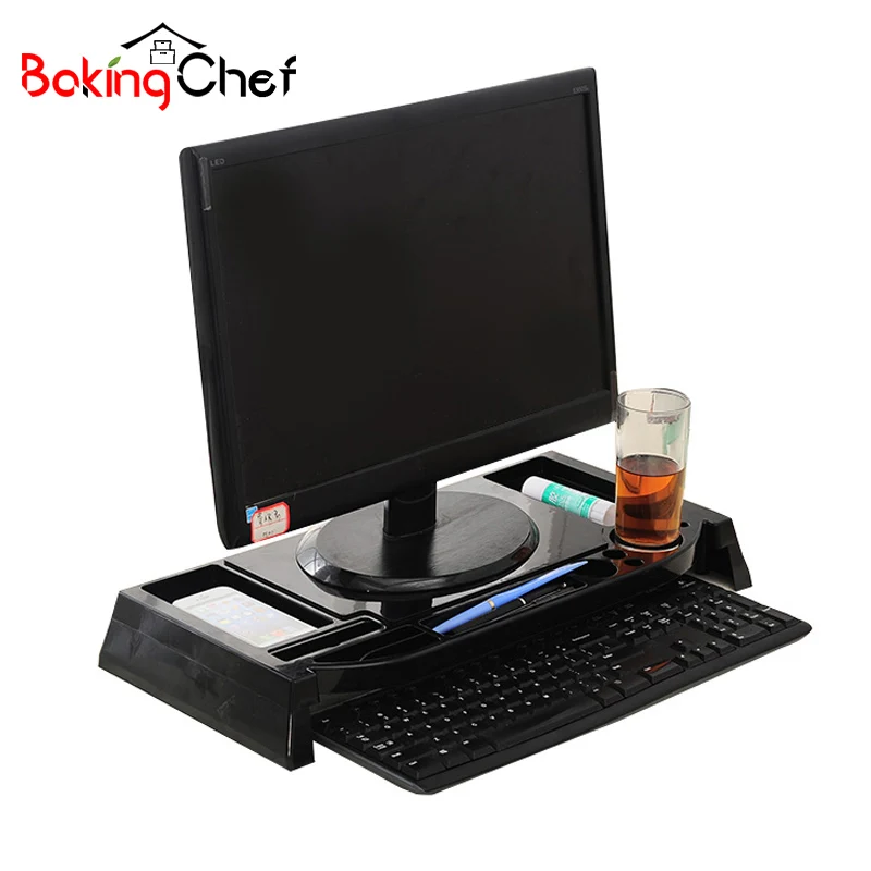 BAKINGCHEF سطح المكتب لوحة المفاتيح تخزين رفوف مكتب متعددة الرف سطح المكتب مرتبة القرطاسية أشتات حامل قلم الاكسسوارات الإمدادات BAKINGCHEF سطح المكتب لوحة المفاتيح تخزين رفوف مكتب متعددة الرف سطح المكتب مرتبة القرطاسية أشتات حامل قلم الاكسسوارات الإمدادات